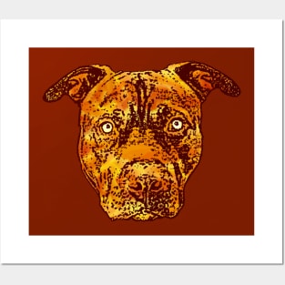 Fire Lava Pit Bull Posters and Art